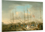 Hussars Embarking at Deptford, Kent by William Anderson