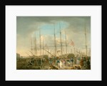 Hussars Embarking at Deptford, Kent by William Anderson