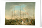 Hussars Embarking at Deptford, Kent by William Anderson
