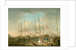 Hussars Embarking at Deptford, Kent by William Anderson