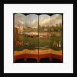 The Clarence Gold Cup at Hampton, London by Henry Bernard Chalon