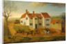 John Sidey and his Hounds at a Farmhouse near Hadleigh, Suffolk by James Dunthorne