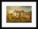 John Sidey and his Hounds at a Farmhouse near Hadleigh, Suffolk by James Dunthorne