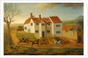 John Sidey and his Hounds at a Farmhouse near Hadleigh, Suffolk by James Dunthorne