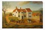 John Sidey and his Hounds at a Farmhouse near Hadleigh, Suffolk by James Dunthorne