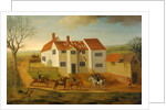 John Sidey and his Hounds at a Farmhouse near Hadleigh, Suffolk by James Dunthorne
