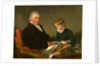 Francis Noel Clarke Mundy and His Grandson, William Mundy by Ramsay Richard Reinagle