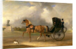 William Massey-Stanley driving his Cabriolet in Hyde Park by John Ferneley