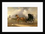 William Massey-Stanley driving his Cabriolet in Hyde Park by John Ferneley