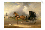 William Massey-Stanley driving his Cabriolet in Hyde Park by John Ferneley