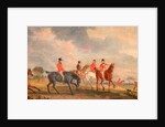 The Quorn Hunt: a Sketch of the Artist and his Friends Moving Off by John Ferneley