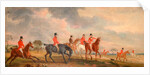 The Quorn Hunt: a Sketch of the Artist and his Friends Moving Off by John Ferneley