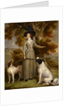 The Countess of Effingham with Gun and Shooting Dogs by George Haugh