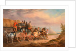 Mail Coaches on the Road: the `Quicksilver' Devonport-London Royal Mail about to Start with a new Team (The Devonshire to London Coach) by Charles Cooper Henderson