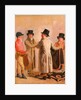 The Jockey Frank Buckle, the Owner-Breeder John Wastell, his Trainer Robert Robson, and a Stable-lad Frank Buckle by Benjamin Marshall