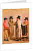 The Jockey Frank Buckle, the Owner-Breeder John Wastell, his Trainer Robert Robson, and a Stable-lad Frank Buckle by Benjamin Marshall