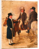 John Hilton, Judge of the Course at Newmarket; John Fuller, Clerk of the Course; and John Stevens, a Trainer by Benjamin Marshall