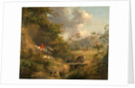 Foxhunting in Hilly Country by George Morland