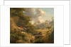 Foxhunting in Hilly Country by George Morland