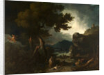 The Destruction of the Children of Niobe A large landskip with the story of Niobe by Richard Wilson