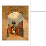 Schooling a Pair in a Brake at Lucas's Yard, Clerkenwell by James Pollard