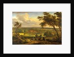 Bifrons Park, Kent Hunting Scene with Brifons Park in the Background by Perhaps Jan van der Vaardt