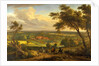 Bifrons Park, Kent Hunting Scene with Brifons Park in the Background by Perhaps Jan van der Vaardt