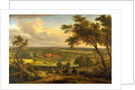 Bifrons Park, Kent Hunting Scene with Brifons Park in the Background by Perhaps Jan van der Vaardt