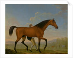 The Duke of Ancaster's Bay Stallion, Blank, Walking Towards a Mare King Herod by William Shaw