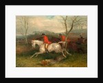 Foxhunting: Coming to a Fence (Full Cry) by William J. Shayer