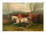 Foxhunting: Coming to a Fence (Full Cry) by William J. Shayer