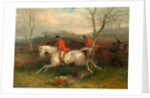Foxhunting: Coming to a Fence (Full Cry) by William J. Shayer