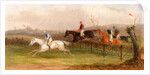 Steeplechasing: The Brook by William J. Shayer