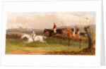 Steeplechasing: The Brook by William J. Shayer