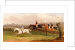 Steeplechasing: The Brook by William J. Shayer
