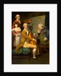 Self-Portrait with His Daughter Maria Theresa, James Cervetto, and Giacobbe Cervetto by Johan Joseph Zoffany