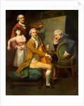 Self-Portrait with His Daughter Maria Theresa, James Cervetto, and Giacobbe Cervetto by Johan Joseph Zoffany