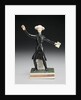 Ceramic Dr. Syntax: standing, with a book in one hand and arms outstretched by Anonymous