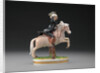 Ceramic Dr. Syntax: On a Horse, Jumping a Gate by Anonymous