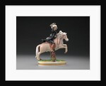 Ceramic Dr. Syntax: On a Horse, Jumping a Gate by Anonymous