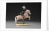 Ceramic Dr. Syntax: On a Horse, Jumping a Gate by Anonymous