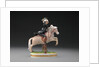 Ceramic Dr. Syntax: On a Horse, Jumping a Gate by Anonymous