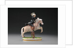 Ceramic Dr. Syntax: On a Horse, Jumping a Gate by Anonymous