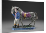 Ceramic Jockey and Racehorse by Anonymous