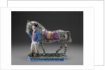 Ceramic Jockey and Racehorse by Anonymous