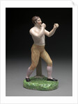 Ceramic, The Boxer Tom Cribb: in canary breeches, by Anonymous