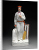 Ceramic, Cricketers - a pair by Anonymous