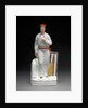 Ceramic, Cricketers - a pair by Anonymous