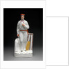 Ceramic, Cricketers - a pair by Anonymous