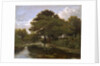On the Isis, Waterperry, Oxfordshire by William Alfred Delamotte